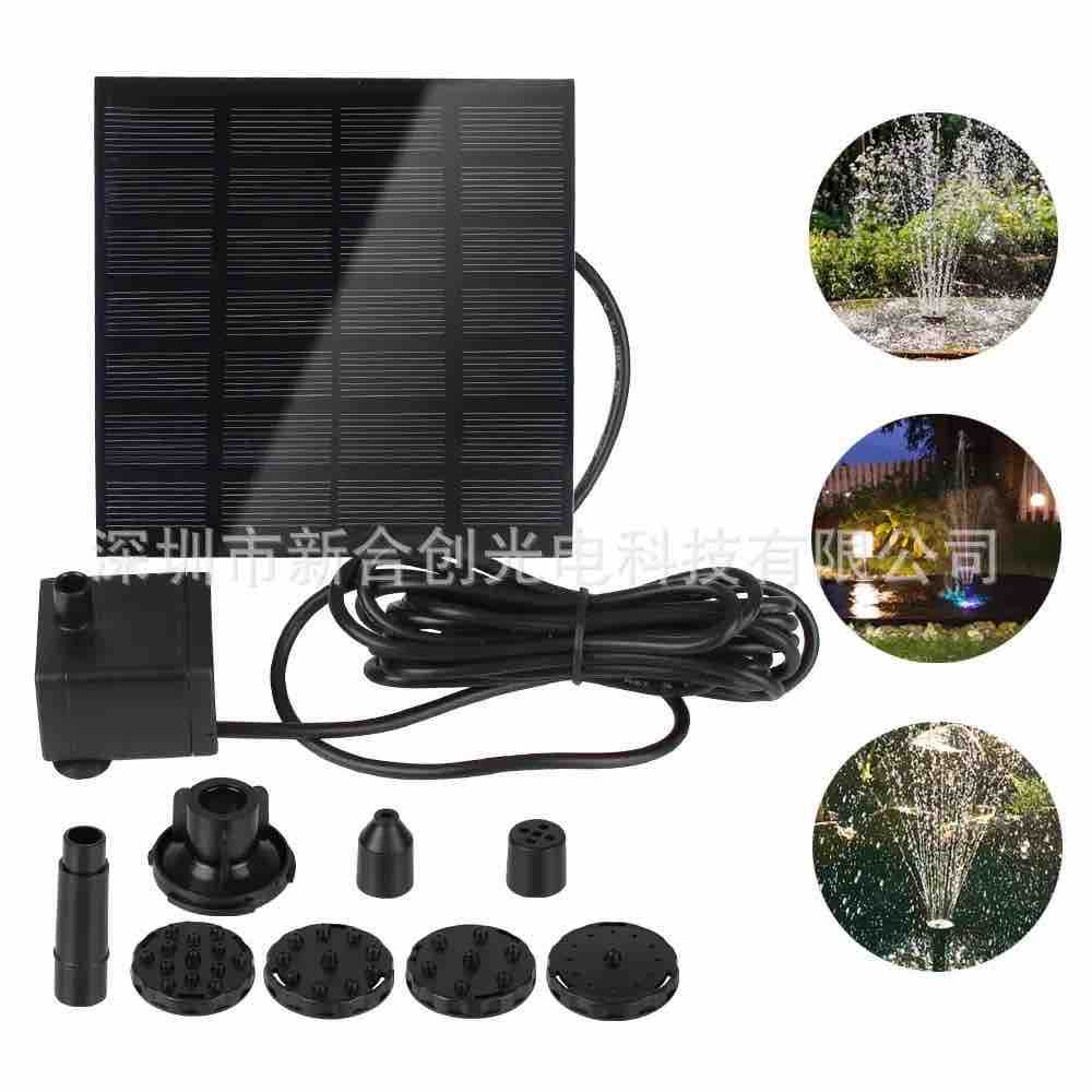 Solarna fontana/pumpa za ptičje kupke i saksije