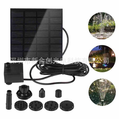 Solarna fontana/pumpa za ptičje kupke i saksije