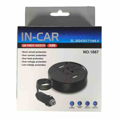 Auto inverter 12V na 220V sa USB priključcima (uključivač upaljača)