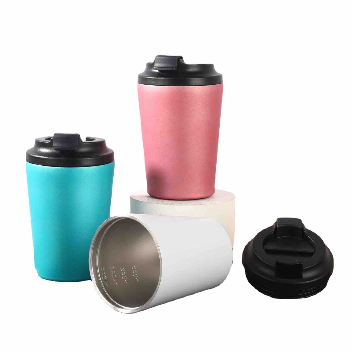 Termo čaša 350 ml od 304 nehrđajućeg čelika sa flip poklopcem