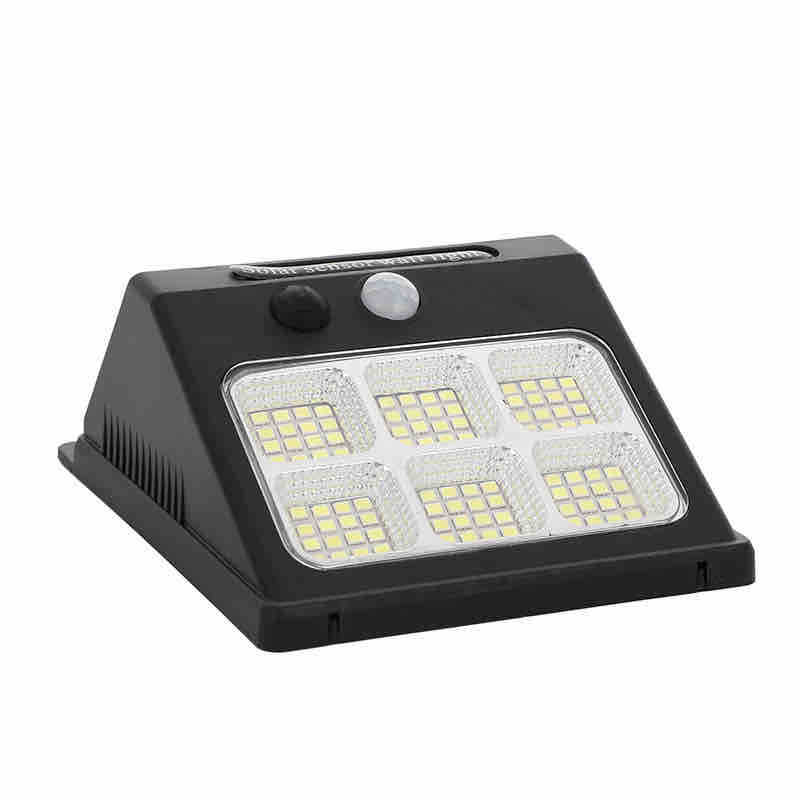 Solarna zidna lampa sa senzorom pokreta i 6 LED panela
