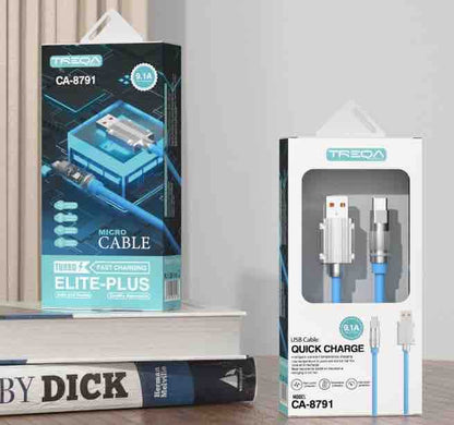 USB-A na USB-C kabl 1m za brzo punjenje