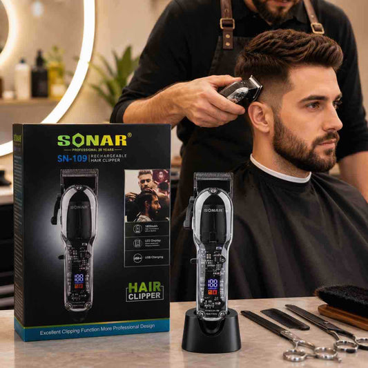 SONAR SN-109 bežična mašinica za šišanje sa LED ekranom