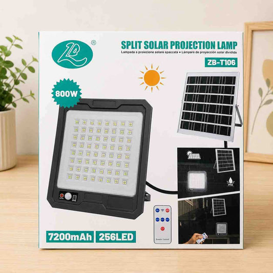 Solarni LED reflektor sa odvojenim solarnim panelom (256 LED, 7200mAh)