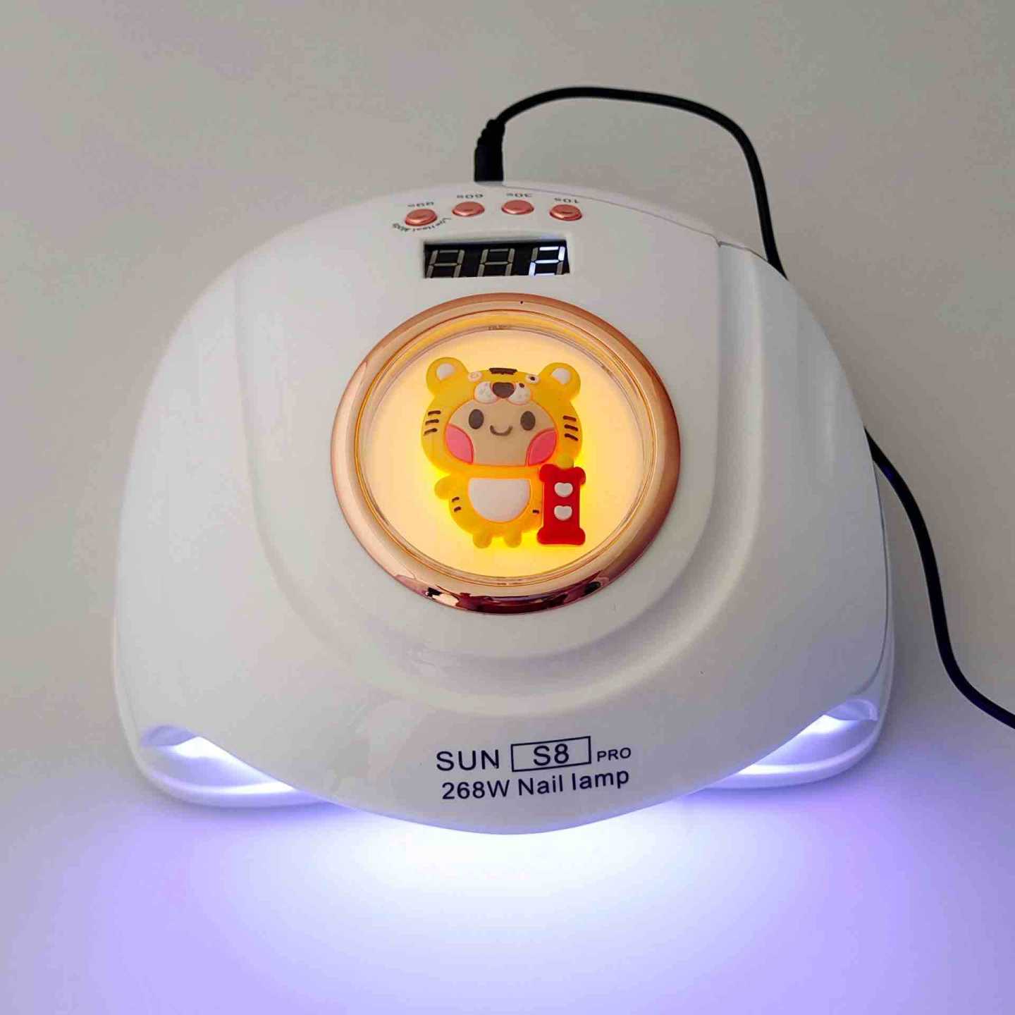 LED/UV lampa za nokte SUN S8 Pro — kompaktna stolna sa digitalnim tajmerom