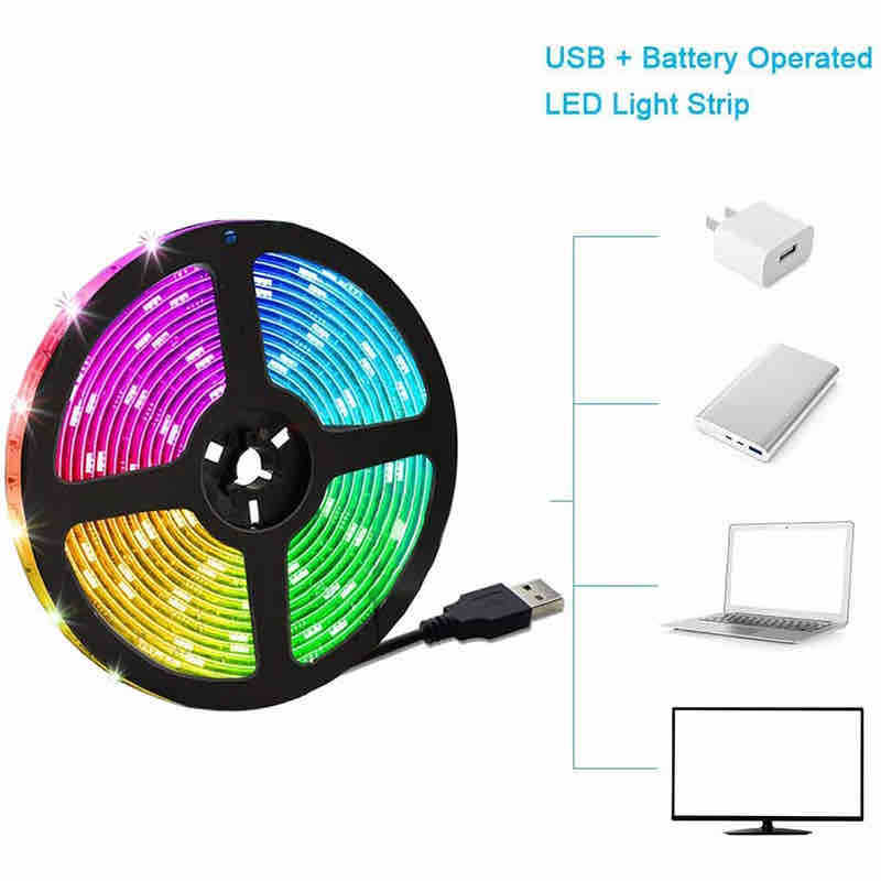 RGB LED traka 3m sa USB priključkom i daljinskim