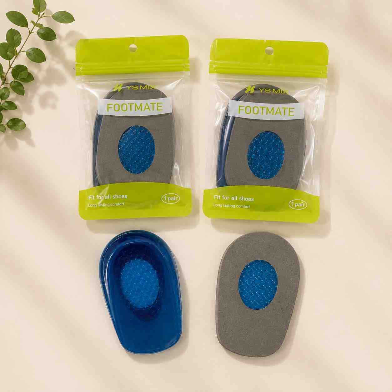 Silikonski gel ulošci za petu — par