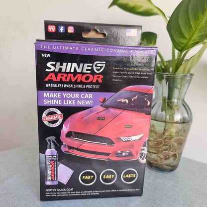 Shine Armor — sprej za brzo čišćenje i zaštitu automobila sa krpom