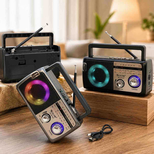 Prijenosni radio sa LED zvučnikom i ručkom