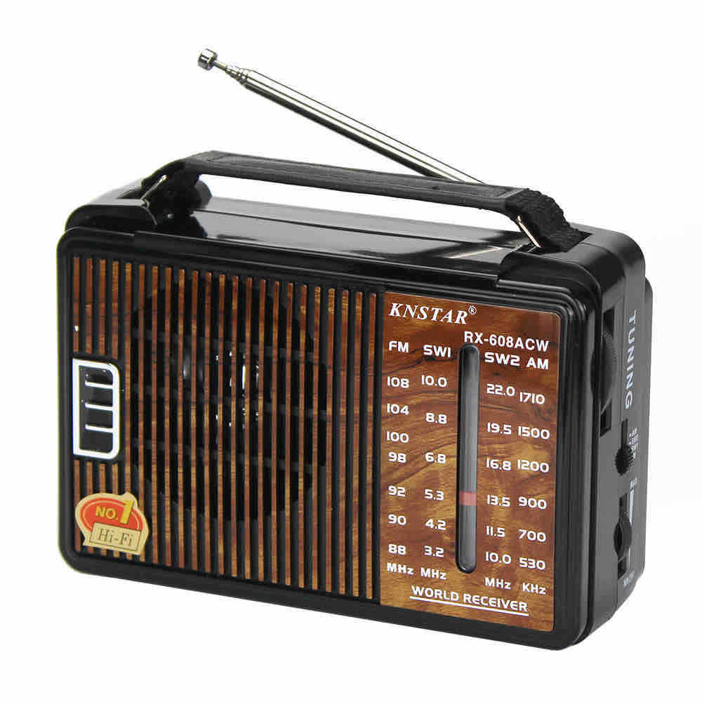 Prenosni radio RX-608AC sa teleskopskom antenom i ručkom