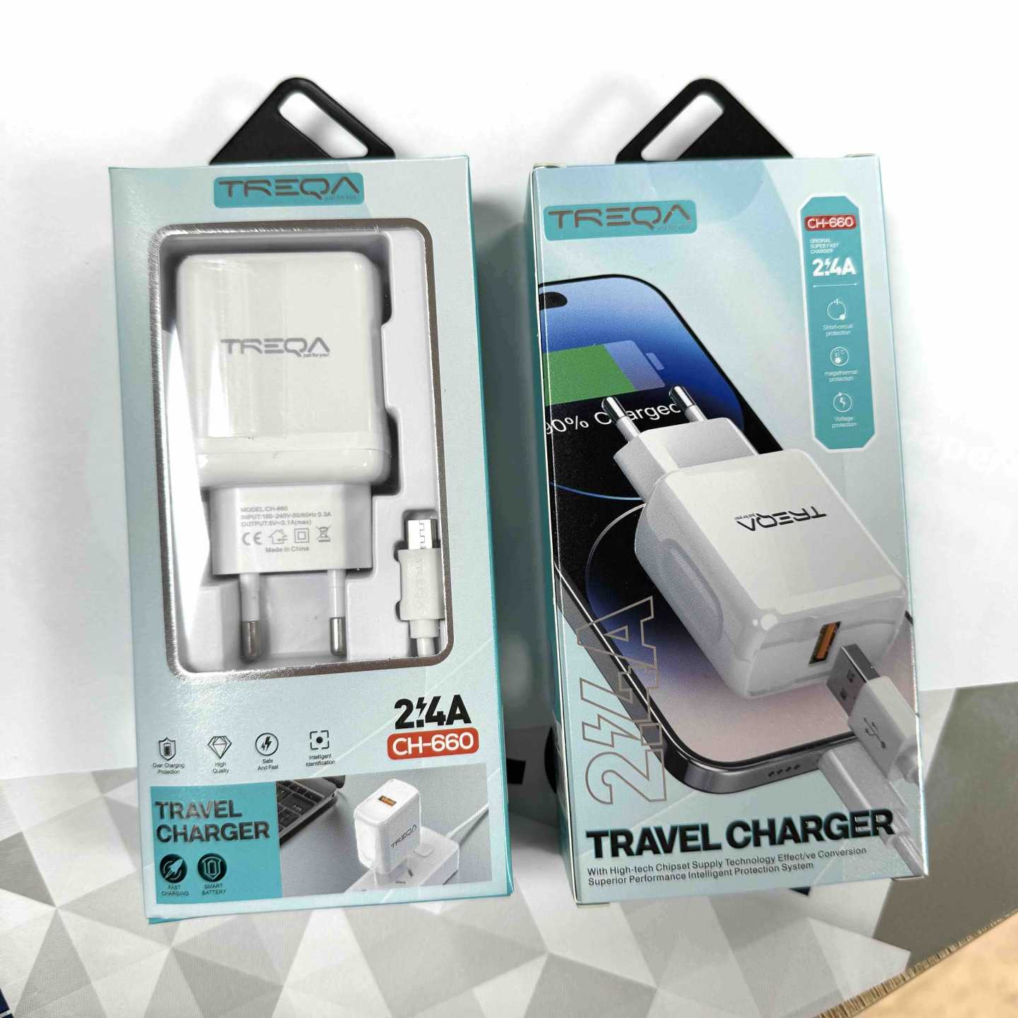USB zidni punjač 2.4A (EU) sa USB-A priključkom