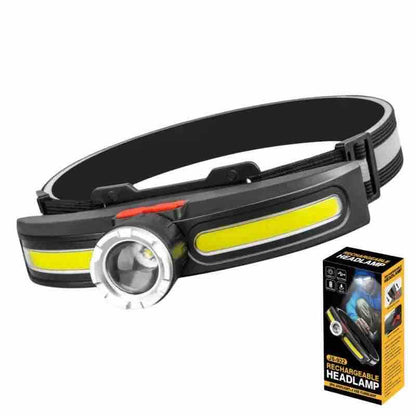 Punjiva LED lampa za glavu (XPG spot + 2x COB floodlight)