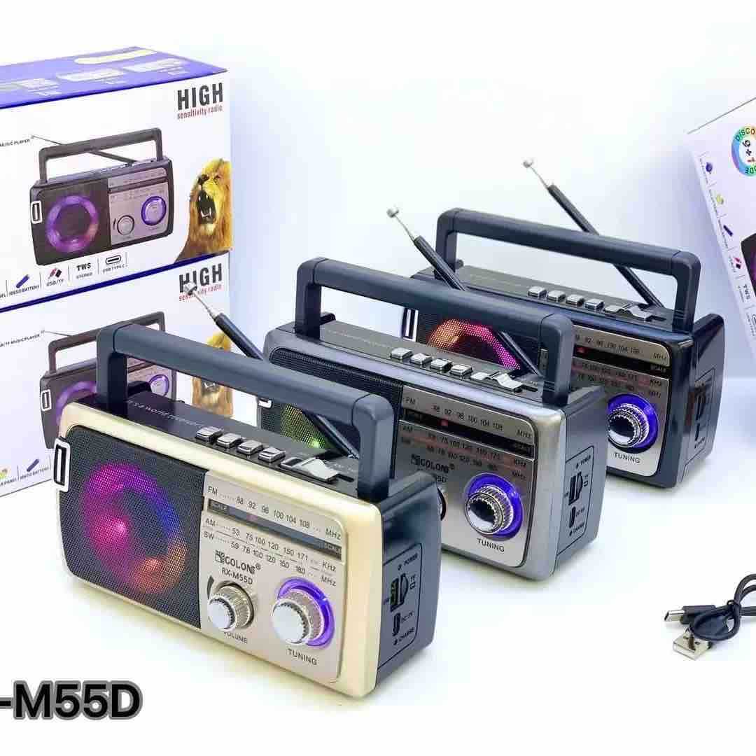 Prijenosni radio sa LED zvučnikom i ručkom