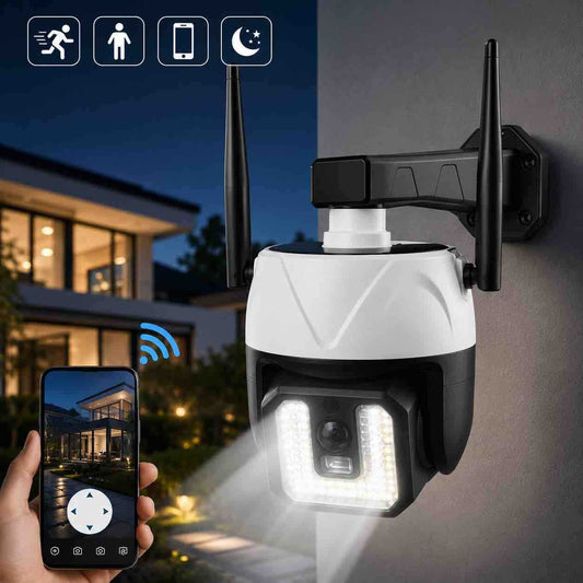 Solarna sigurnosna kamera s LED reflektorom i senzorom pokreta