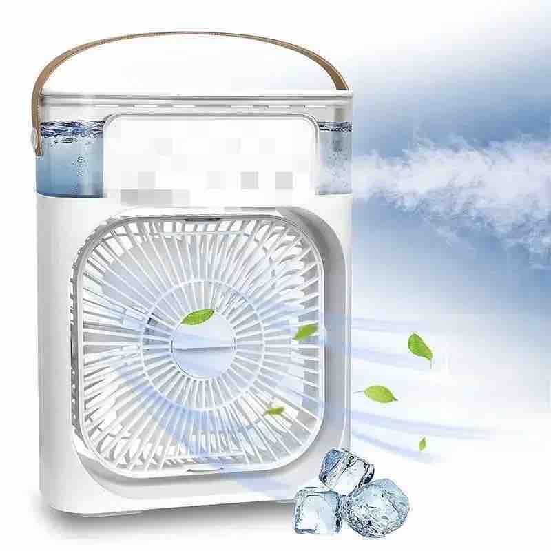 Prijenosni mini ventilator s raspršivačem i rezervoarom za vodu