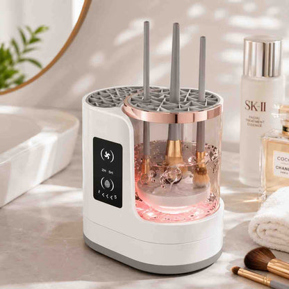Električni uređaj za pranje i sušenje make-up četkica 2u1