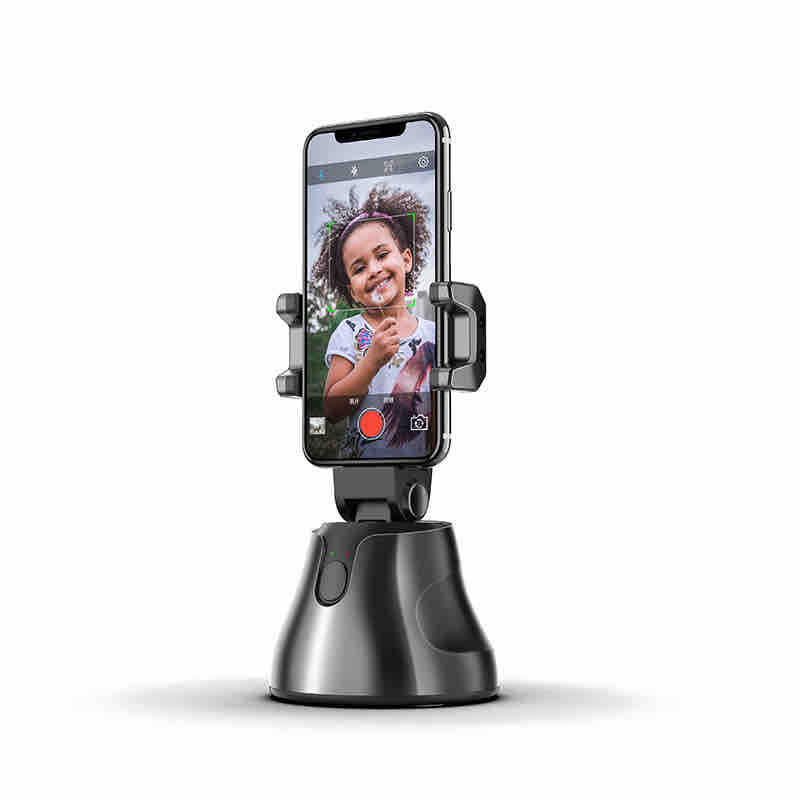 Automatski 360° pan‑tilt držač za mobitel sa praćenjem lica