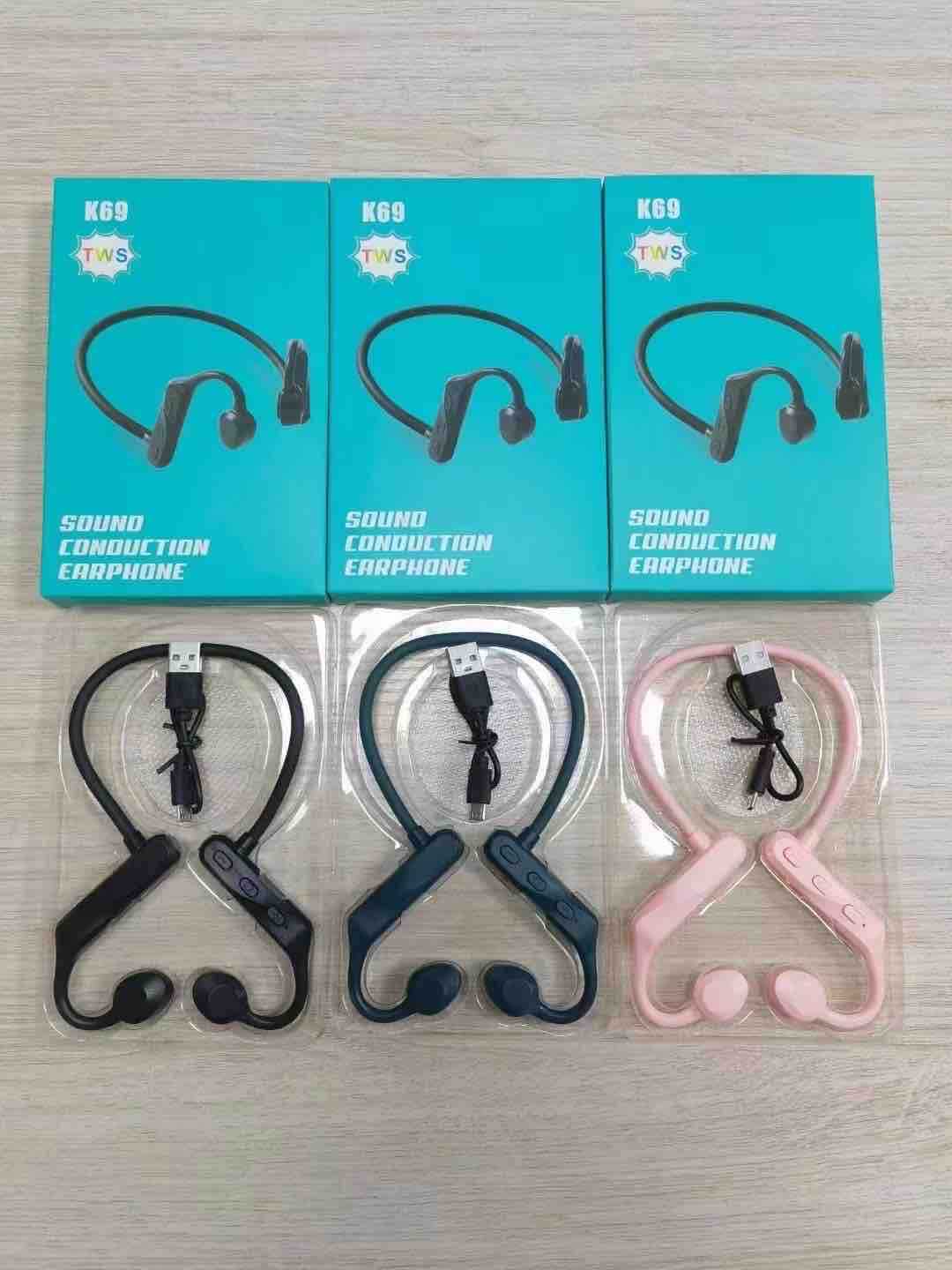 Bluetooth bone‑conduction sports slušalice s neckbandom