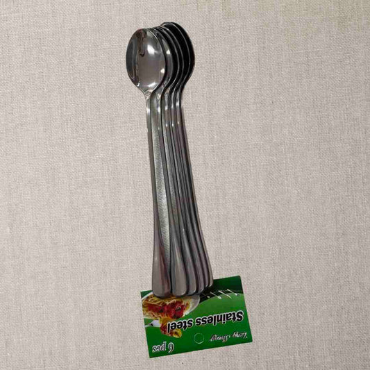 Set od 6 dugih inox kašika za desert i čaj