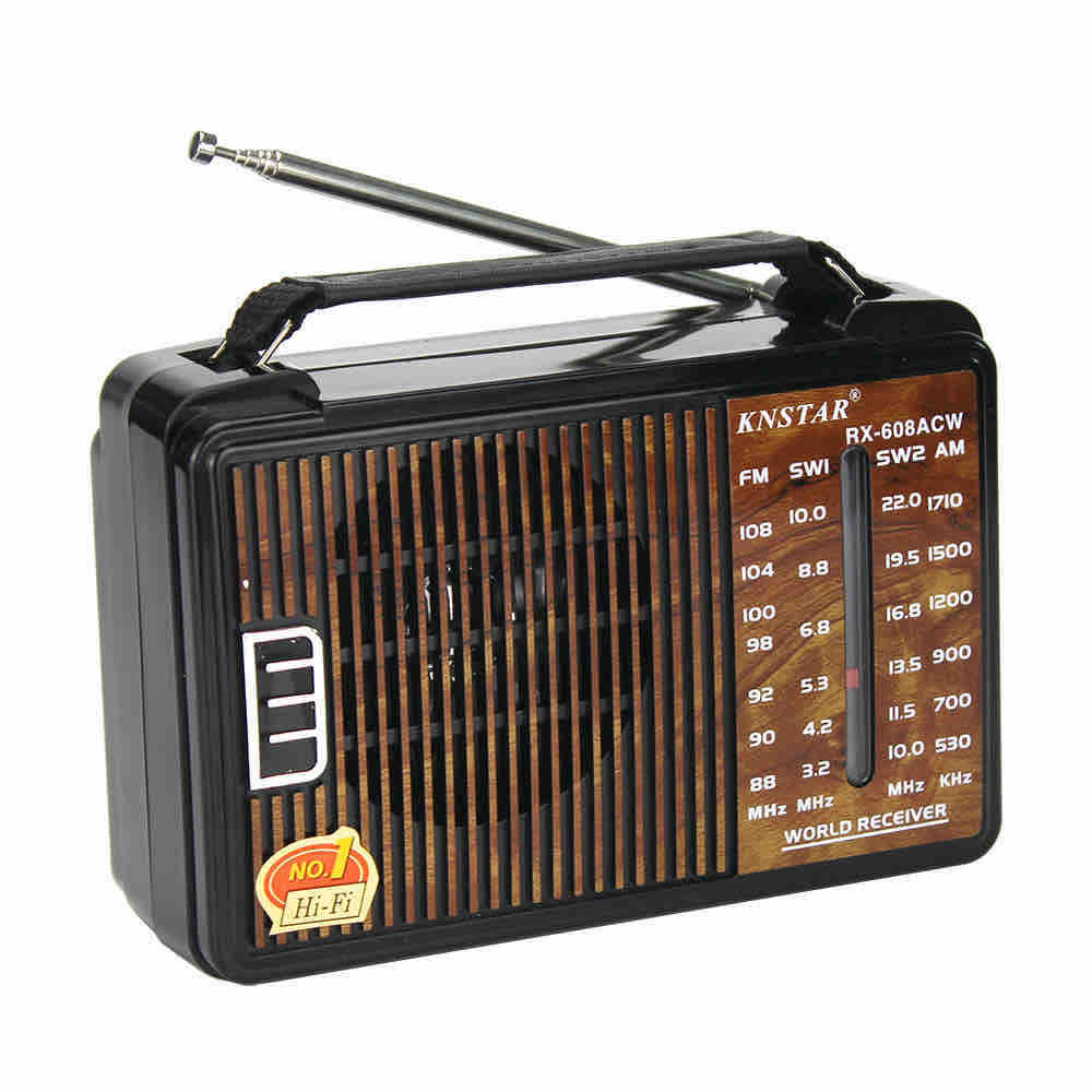 Prenosni radio RX-608AC sa teleskopskom antenom i ručkom