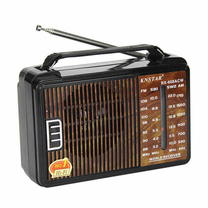 Prenosni radio RX-608AC sa teleskopskom antenom i ručkom