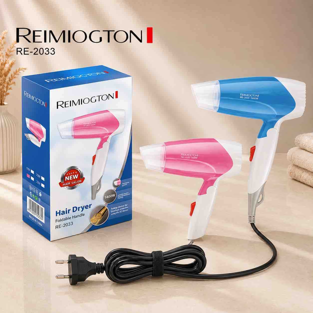 Putni fen za kosu sa sklopivom drškom RE-2033 (1400W)
