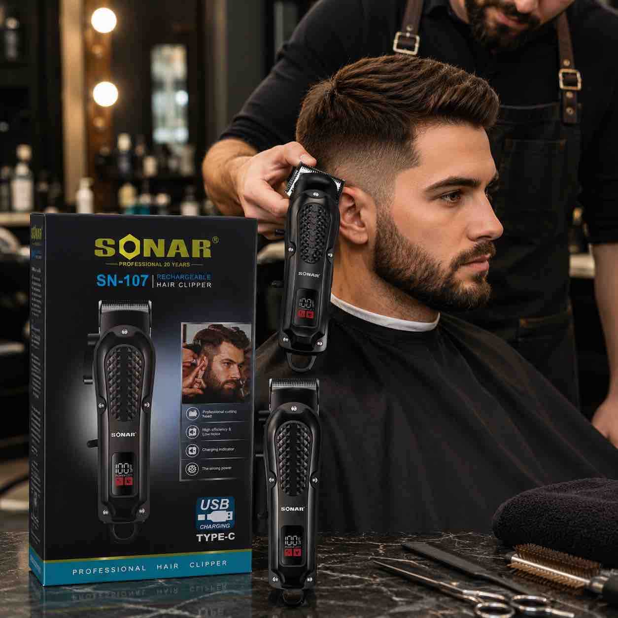 SONAR SN-107 bežična mašinica za šišanje