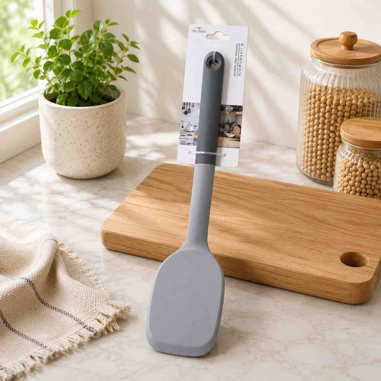 Silikonska velika spatula za prženje i miješanje