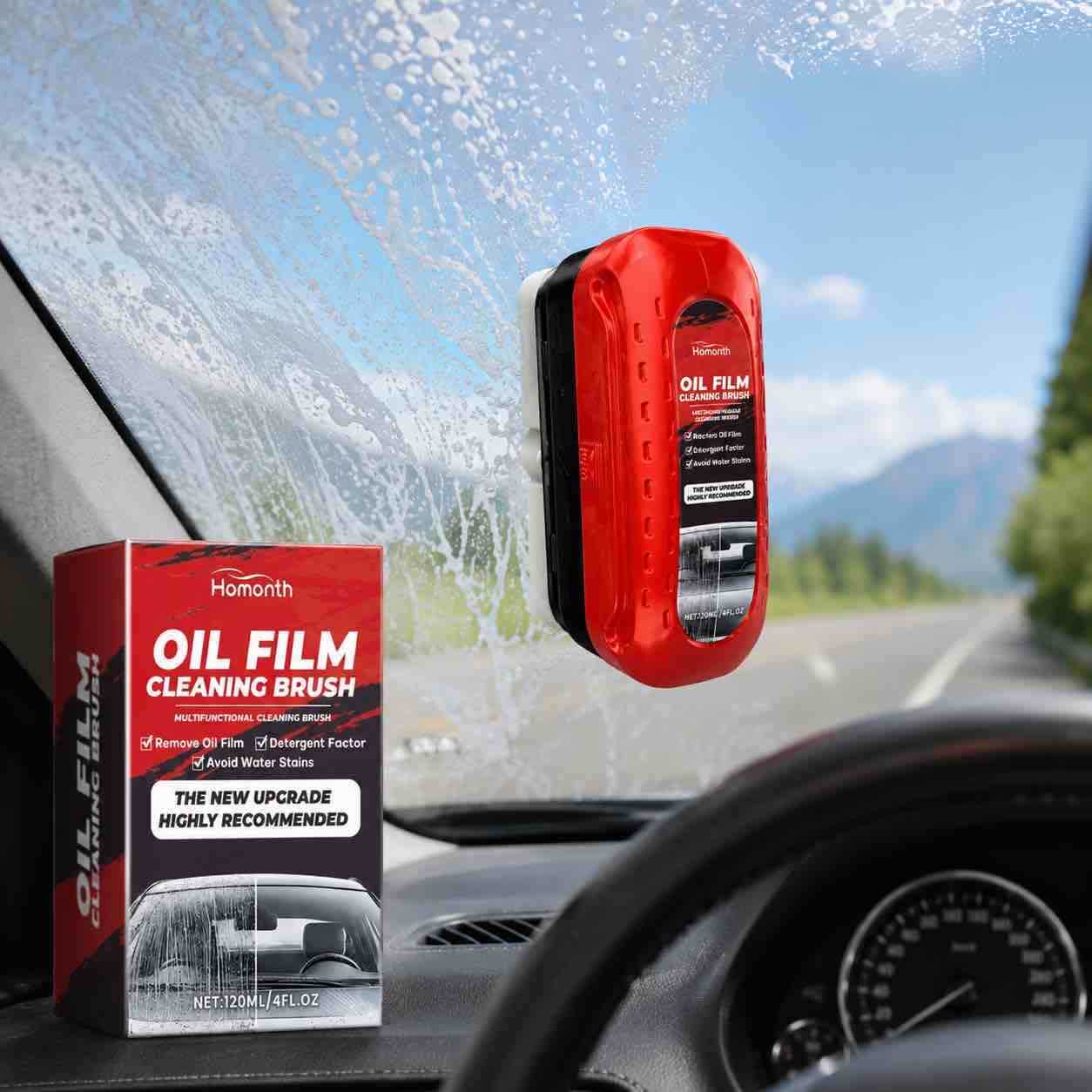 Četka-aplikator za čišćenje auto stakla i uklanjanje uljnog filma