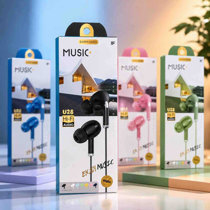 U28 žične in-ear slušalice (3,5 mm)