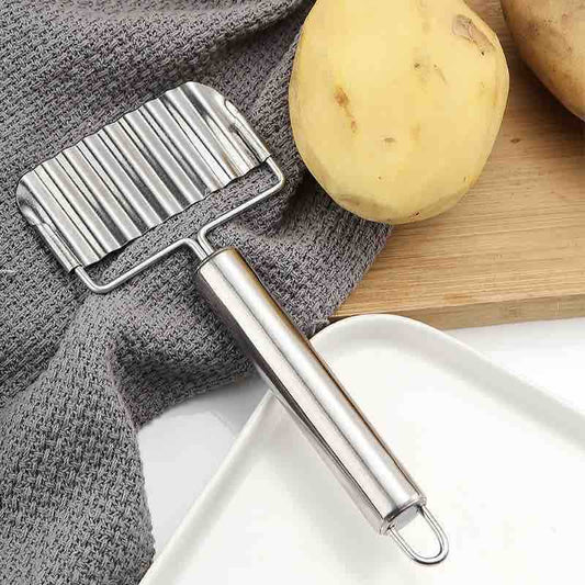 Valoviti rezač/rezak za povrće i krompir, inox izgled