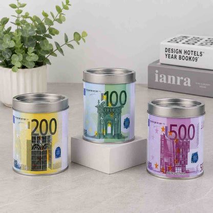 Metalna stolna pepeljara s motivom novčanica (asortiman)