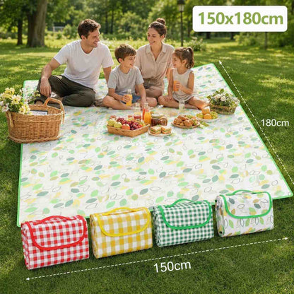 Piknik podloga 150 x 180 cm — sklopiva podloga za plažu i travu