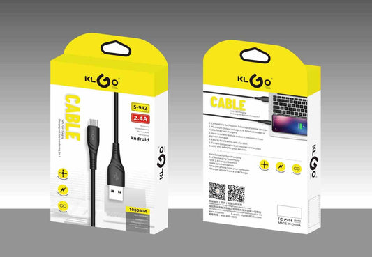 Micro USB kabl za Android 1m, 2.4A za punjenje i prijenos podataka