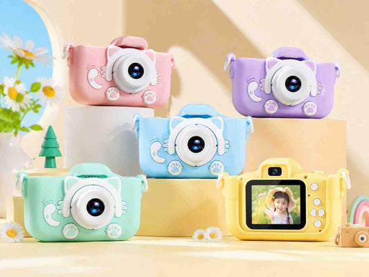 Dječiji mini fotoaparat s mačjim dizajnom (assorted boje)