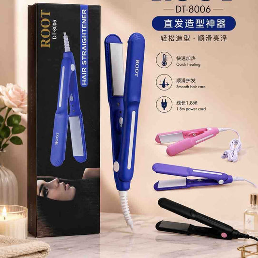 Mini pegla za kosu, kompaktni flat iron za ravnanje
