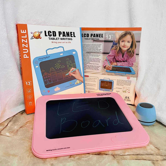 Dječija LCD tabla za pisanje 13" — ružičasta