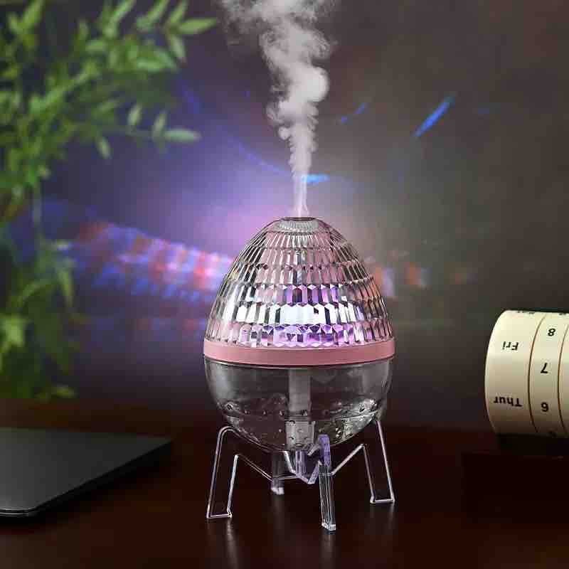 Stoni ultrazvučni ovlaživač zraka i difuzer sa LED svjetlom (kompaktan)