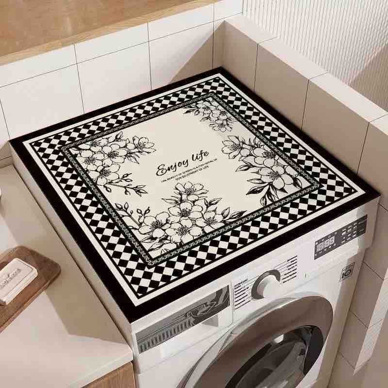 Protuklizna dekorativna prostirka za vrh veš mašine 60x60 cm