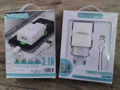 Set USB zidni punjač i Lightning kabl (za iOS) - bijeli