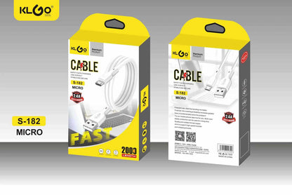 USB-A na Micro USB kabl 2m, bijeli