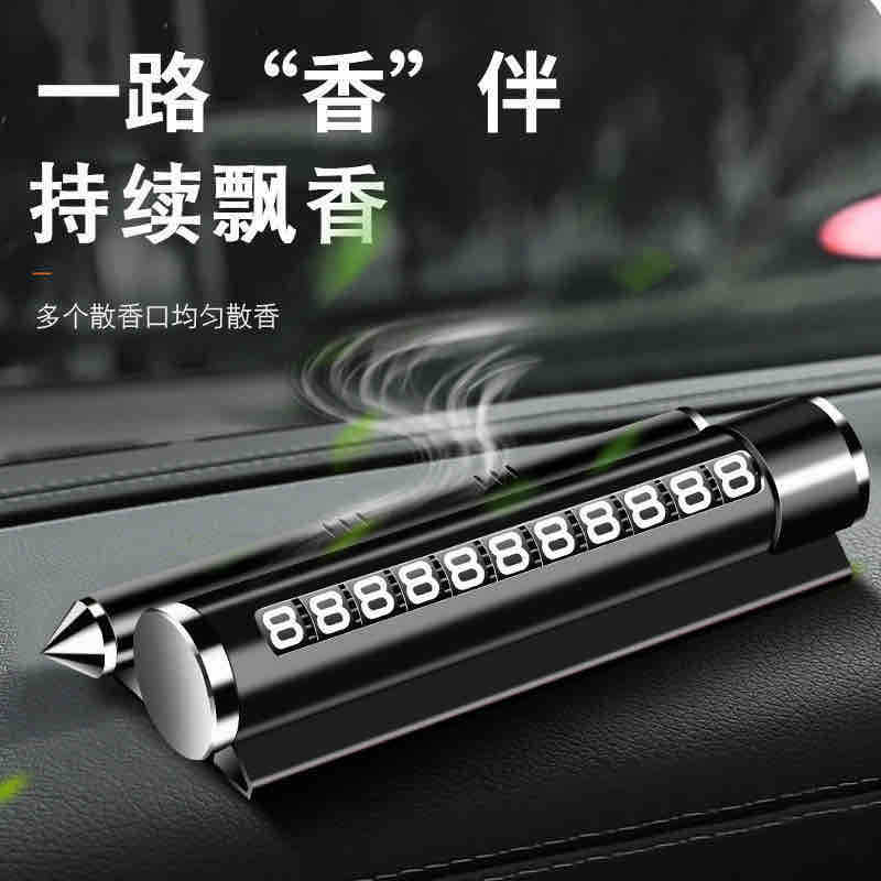 Privremeni parking broj i sigurnosni čekić za automobil