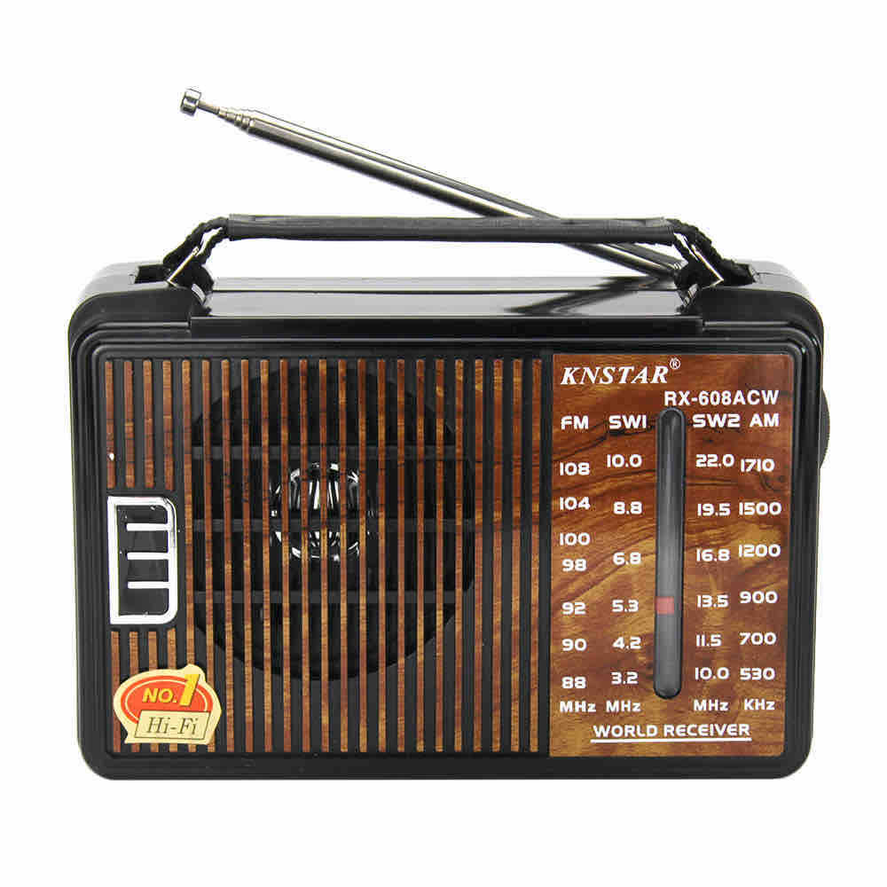 Prenosni radio RX-608AC sa teleskopskom antenom i ručkom
