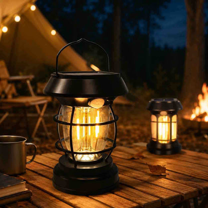 LED kamp fenjer sa kukom i USB punjenjem