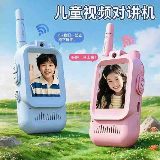 Dječji video walkie-talkie s ekranom i kamerom