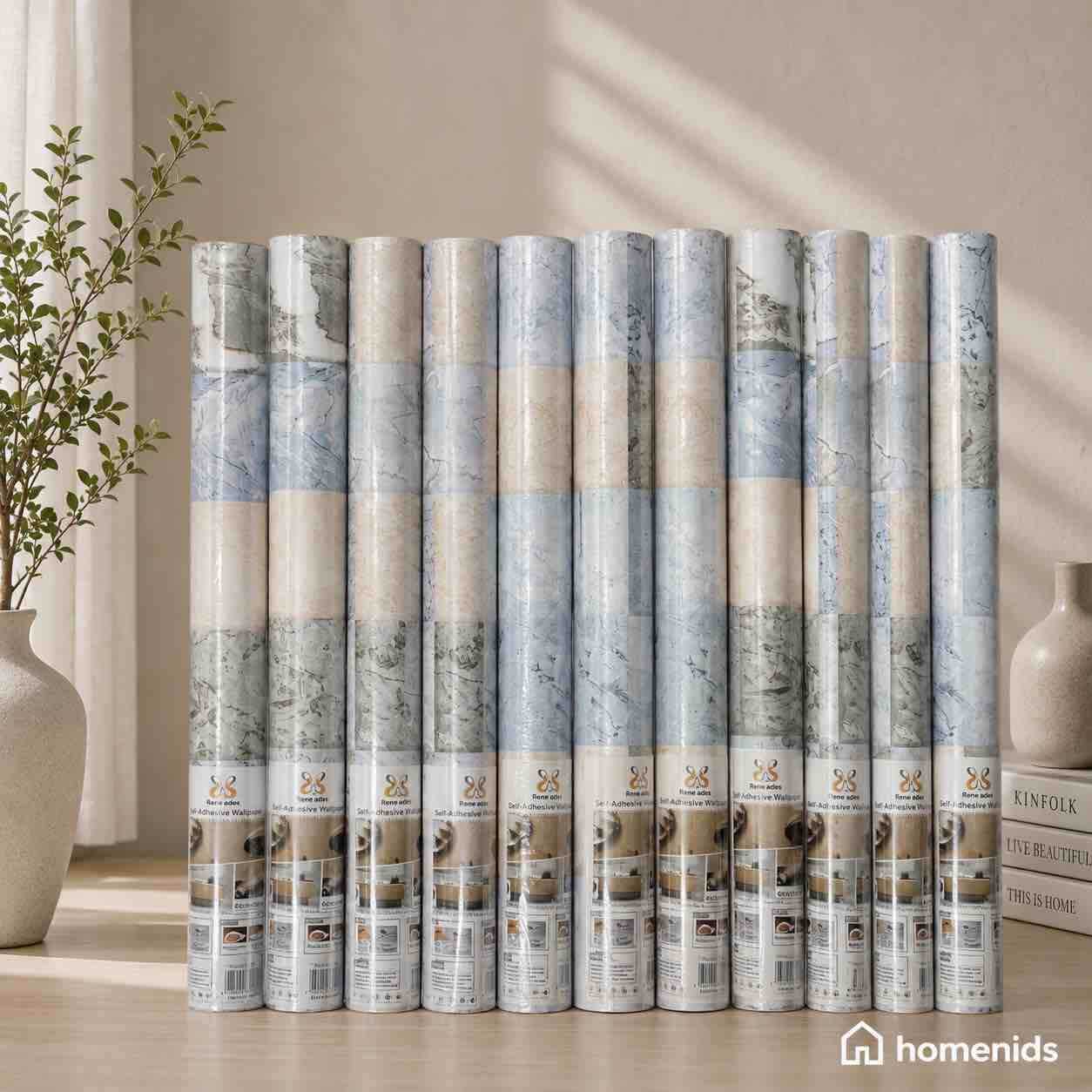 Samoljepljiva 3D tapeta rolna 2m x 45cm – dekorativni mermer/stone uzorak