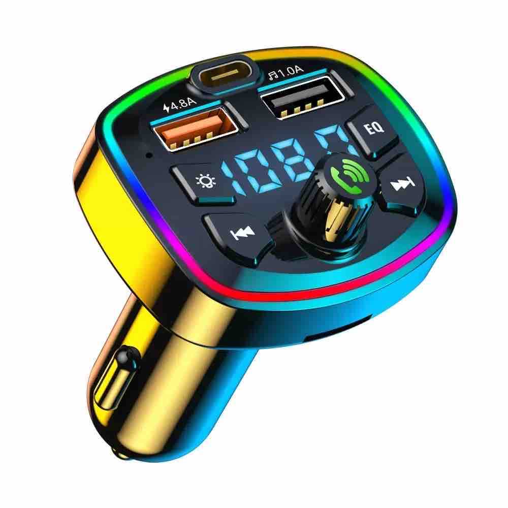 FM Bluetooth auto transmiter sa dual USB i PD portom