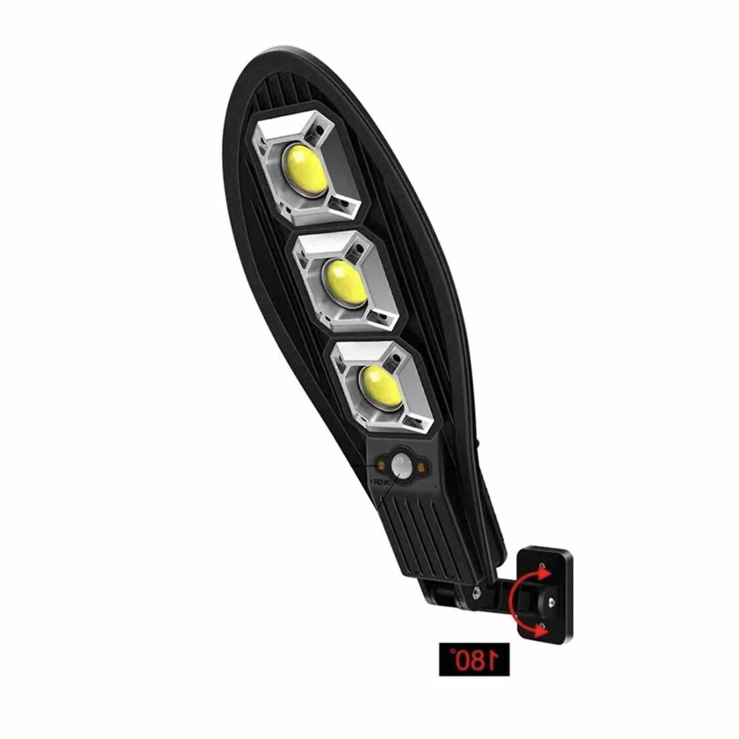 Solarna zidna LED lampa sa senzorom i daljinskim upravljačem (3 COB)