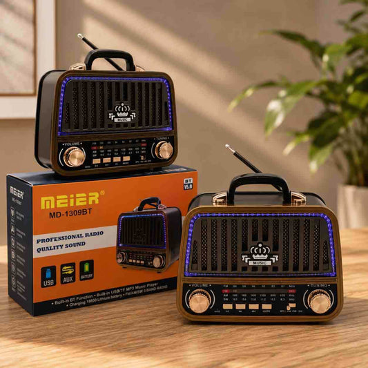 Prenosivi retro radio sa Bluetooth i baterijom