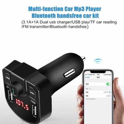 FM transmitter s Bluetooth handsfree i dual USB punjačem